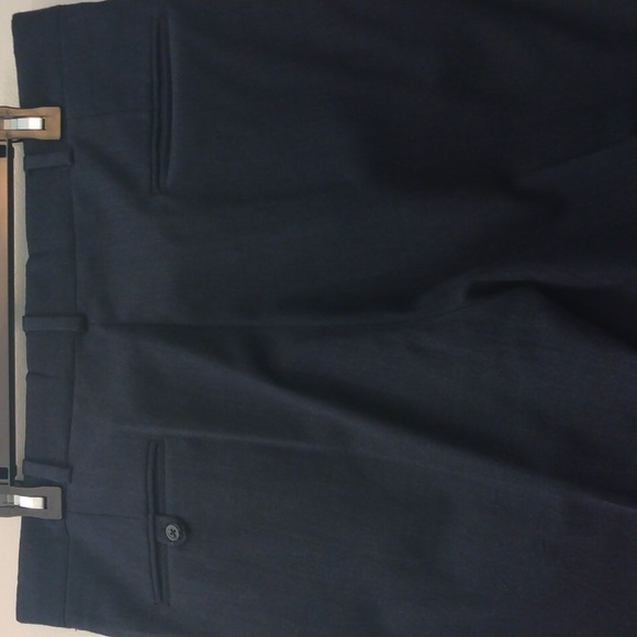 John Alexander Navy Blue Wool Dress Pants  36 - 31.5 - Picture 13 of 14